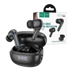 Auscultador sem fio Hoco EQ5 Energy ANC+ENC Redução de Ruído Preto